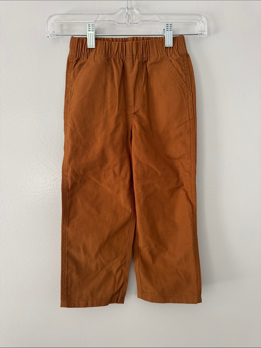 Carhartt Kids Pull-On Pants in Rust Brown Size 4T - Picture 1 of 3